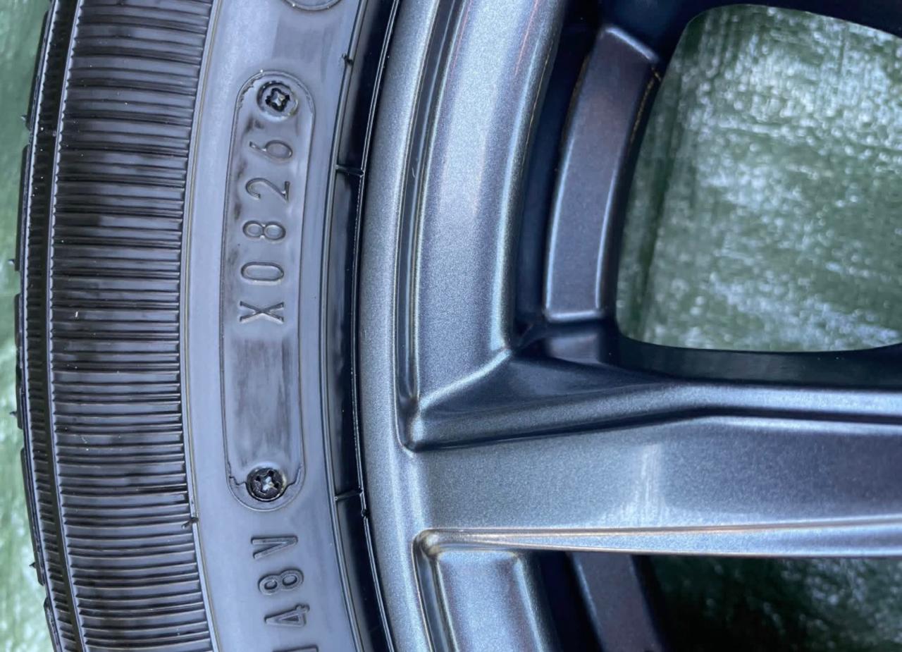 Dunlop 155/55R14 tyres and rims
