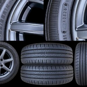 Dunlop 155/55R14 tyres and rims